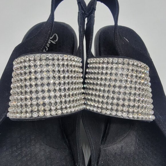 Skechers  RUMBLERS SPARKLE ON 38587 Sandals Black 9.5 - Picture 3 of 7